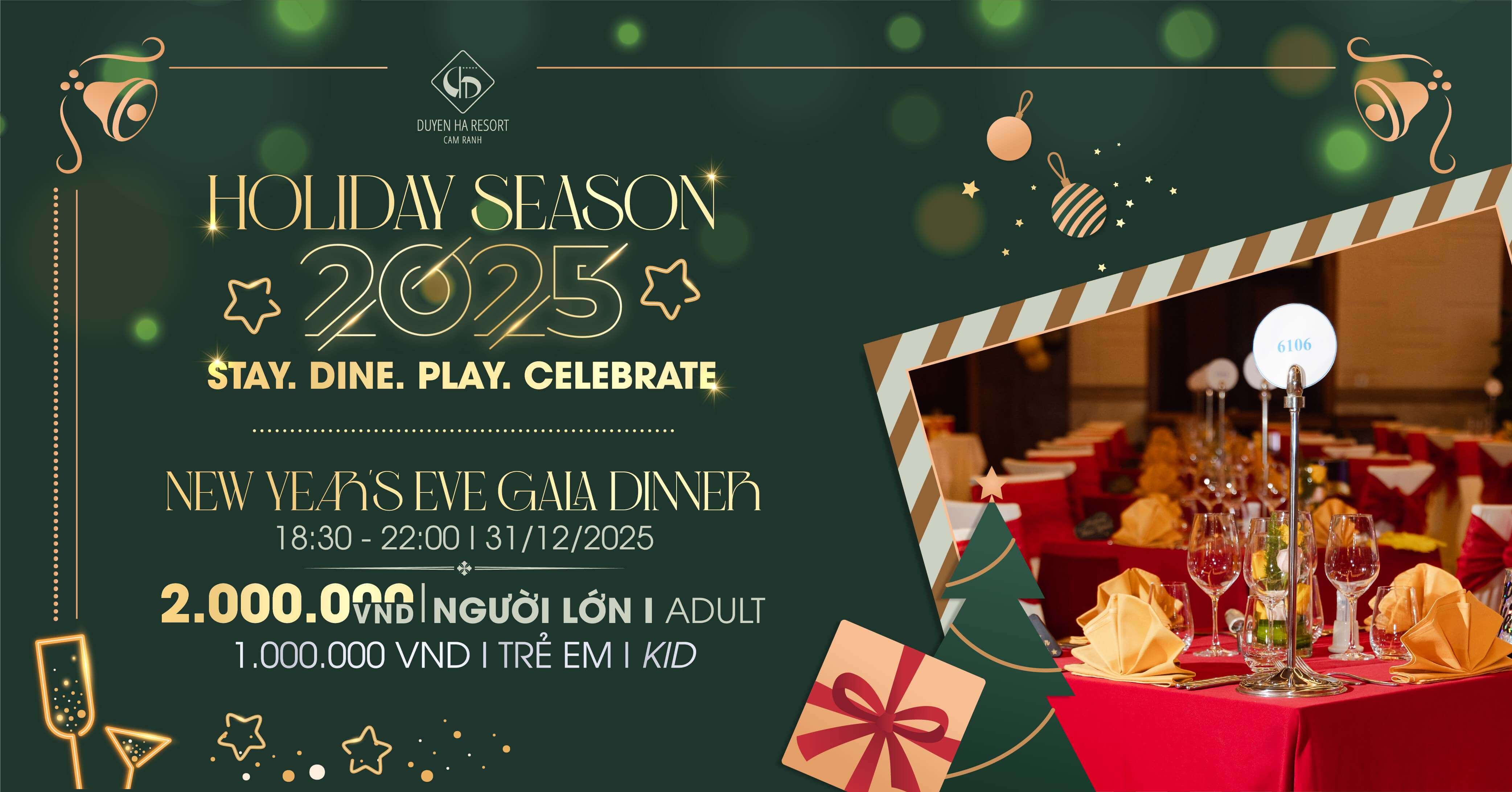 Holiday Season 2025 at Duyen Ha Resort Cam Ranh