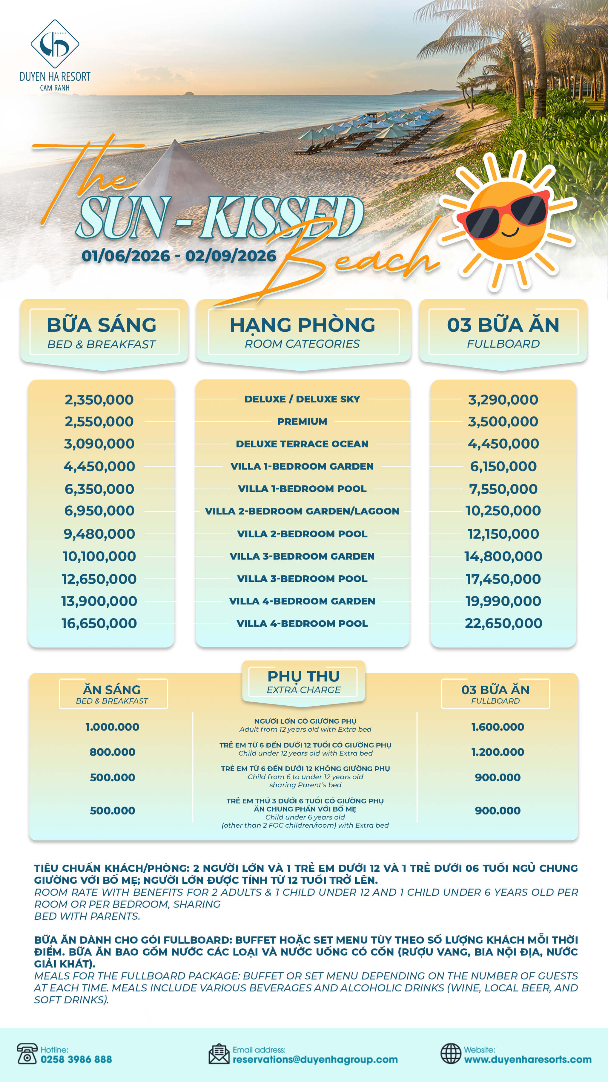 The Sun-Kissed Beach 2026 Package